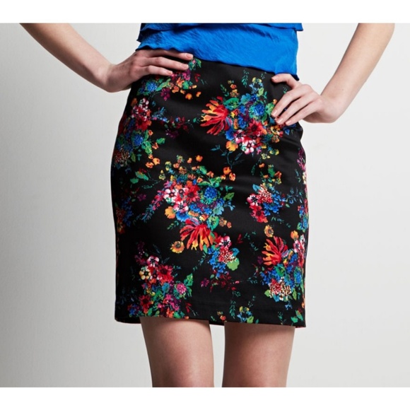 Laundry By Shelli Segal Dresses & Skirts - Laundry by Shelli Segal black floral skirt